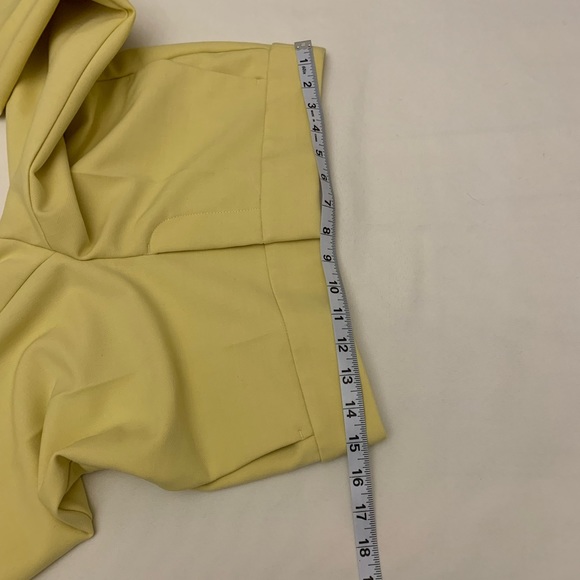LOFT preppy yellow 🍋 pants Marisa size 0 - Picture 9 of 12